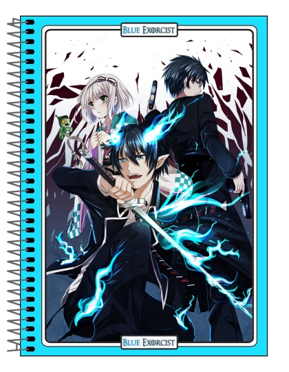 Ao no Exorcist - Caderno Capa Dura 80 Folhas - 005