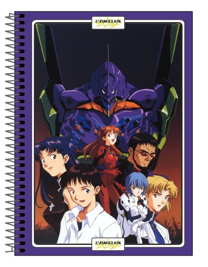 Evangelion - Caderno Capa Dura 80 Folhas - 003