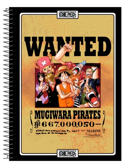 One Piece - Caderno Capa Dura 80 Folhas - 008