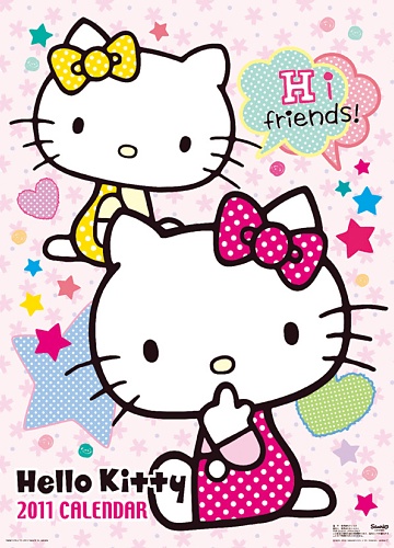 Hello Kitty - Calendário 2011