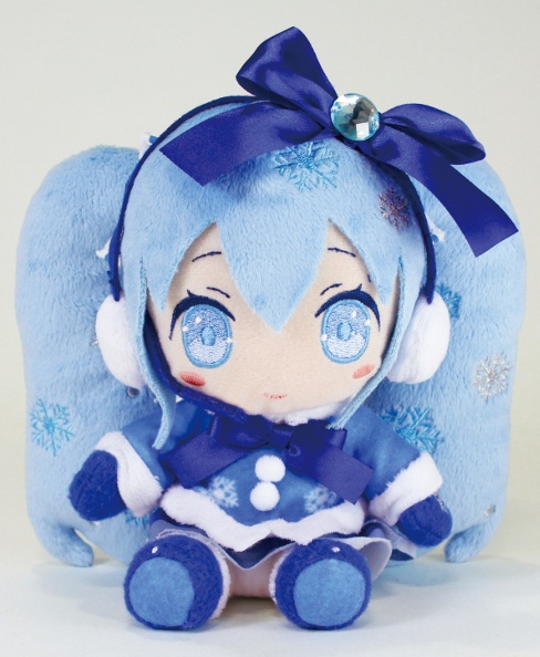 Vocaloid - Pelúcia - Hatsune Miku Snow Miku 2012 Ribbon Ver.