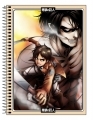 Shingeki no Kyojin - Caderno Capa Dura 160 Folhas - 005