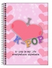 K-Pop Caderno Capa Dura 80 Folhas 010