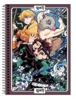 Kimetsu no Yaiba - Caderno Capa Dura 160 Folhas-002